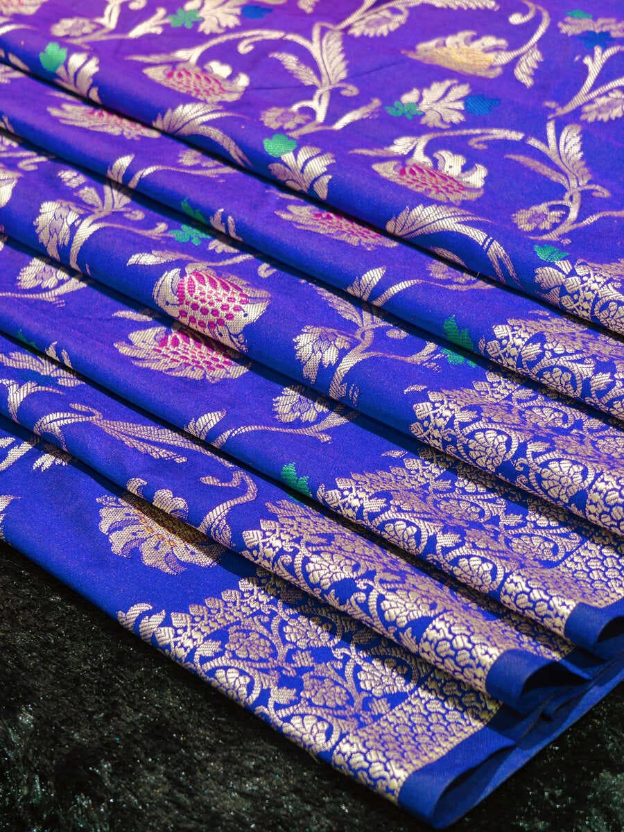 Resham Jaal Silk saree