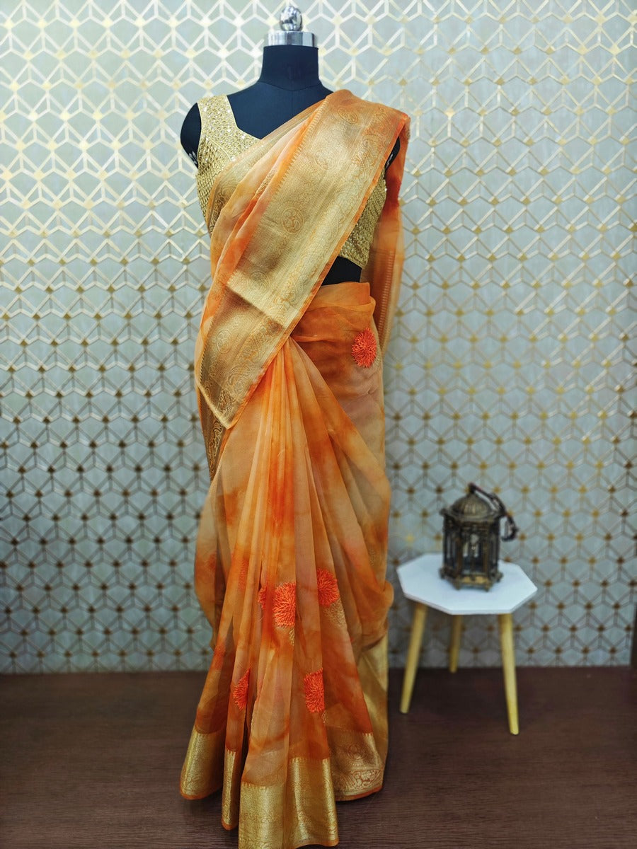 Banarsi Semi Katan Silk