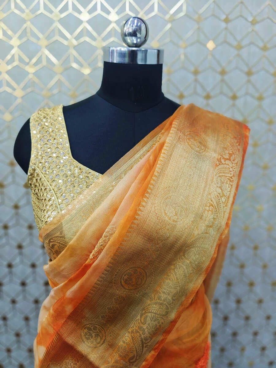 Banarsi Semi Katan Silk