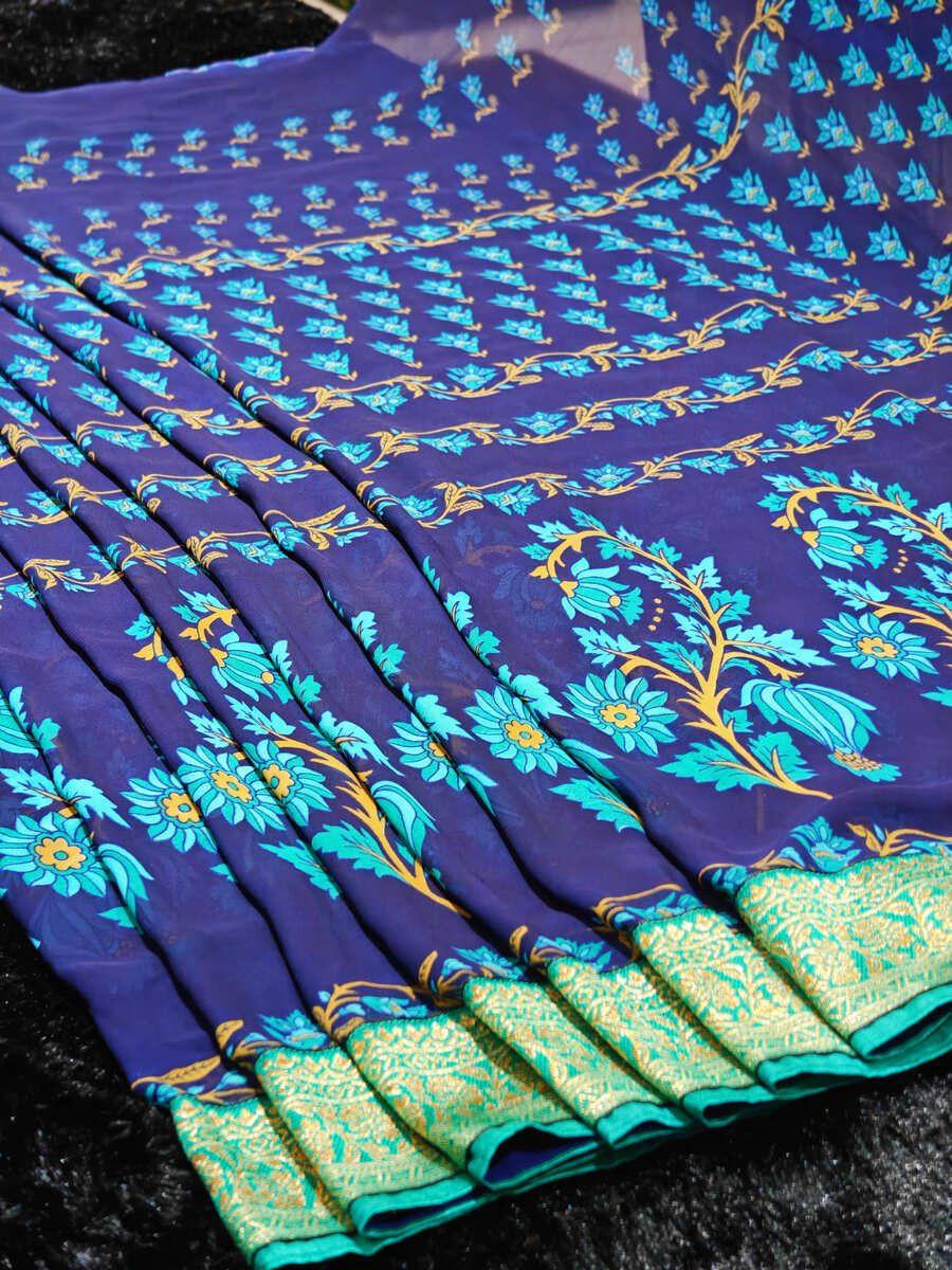 Chiffon Printed Sarees