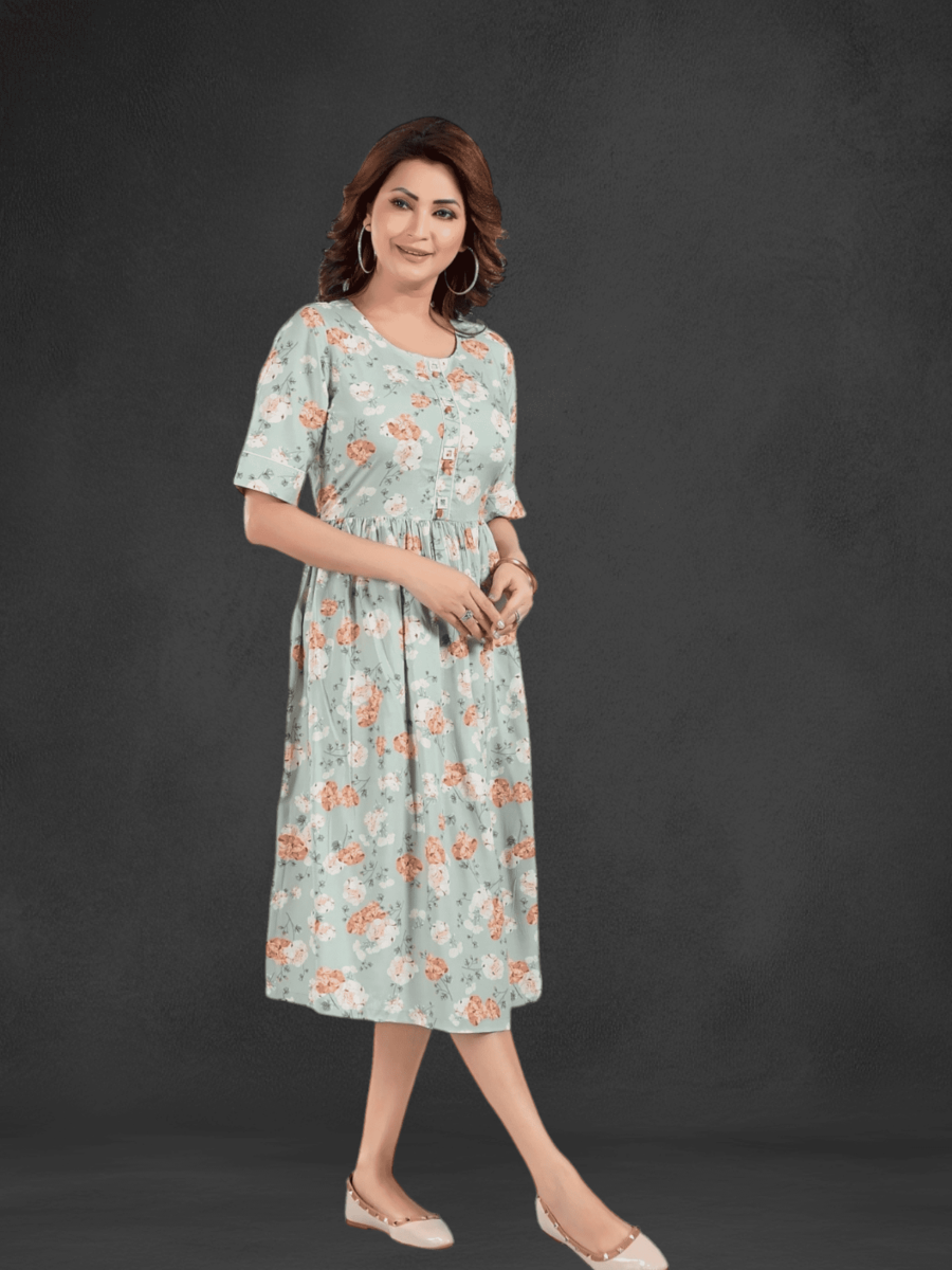 Digital floral KURTI